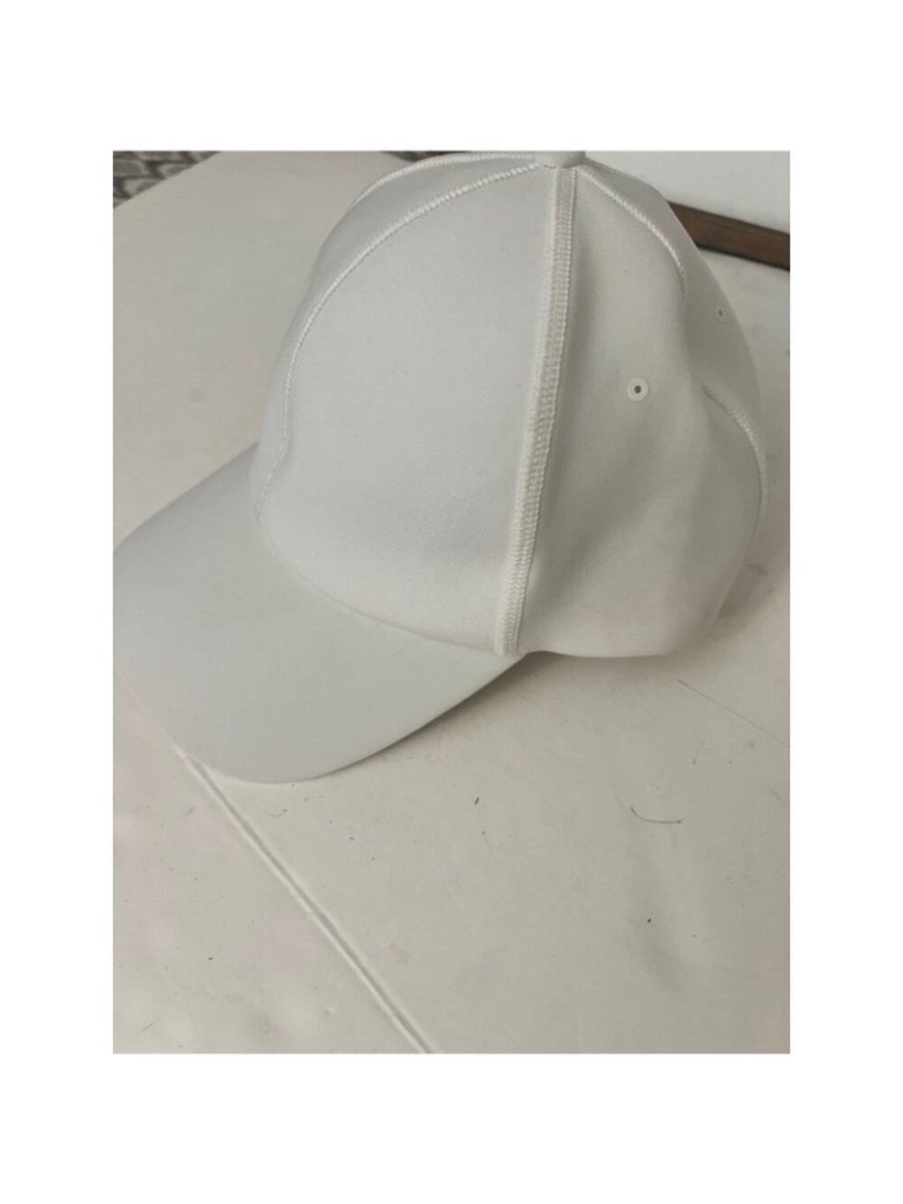 Lululemon White Baseball Cap Mens Womens Running Gym Hat Adjustable Buckle Sport - Picture 2 of 8